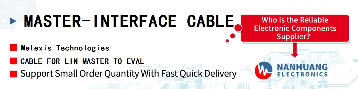 MASTER-INTERFACE CABLE Melexis CABLE FOR LIN MASTER TO EVAL